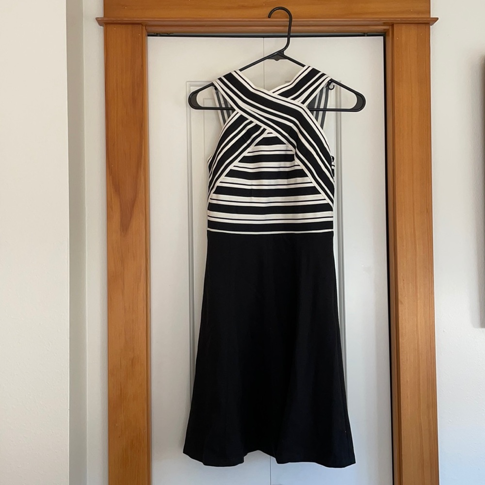 Anthropologie Maeve dress size 2 black and white